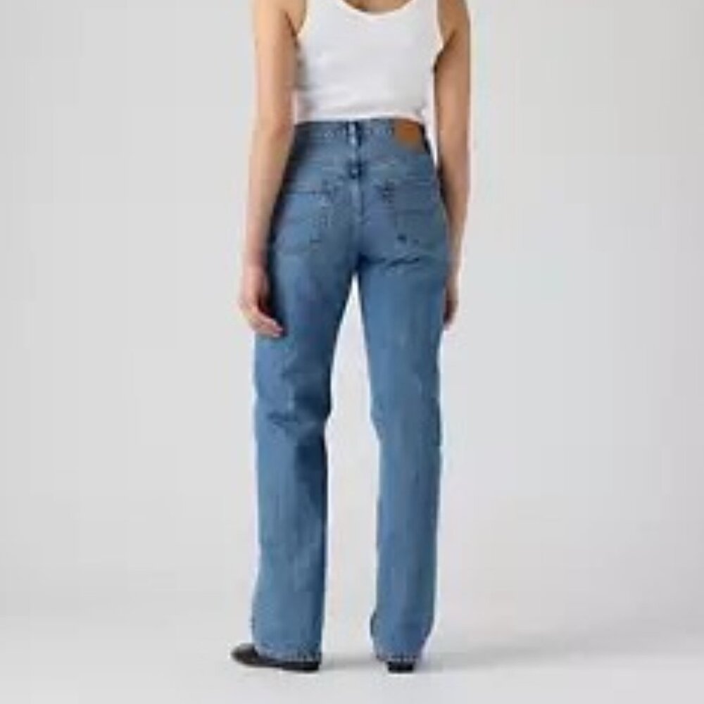 LEVI'S 501 '90S BUTTON FLY WOMEN'S PREMIUM DENIM JEANS NEW TAGS 26 X 30 MID RISE - Picture 6 of 15